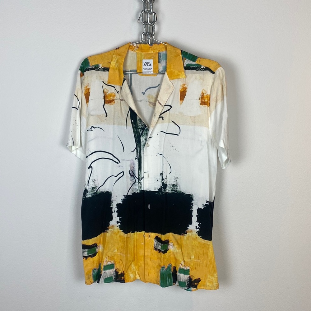 ZARA summer button down